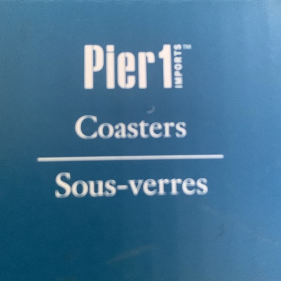 Pier 1 Vintage Americana Coasters  New in original Sealed Box - Picture 3 of 4